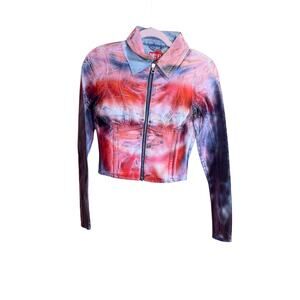 Diesel De-Smily-FSD Cropped Denim Jacket NWT Small